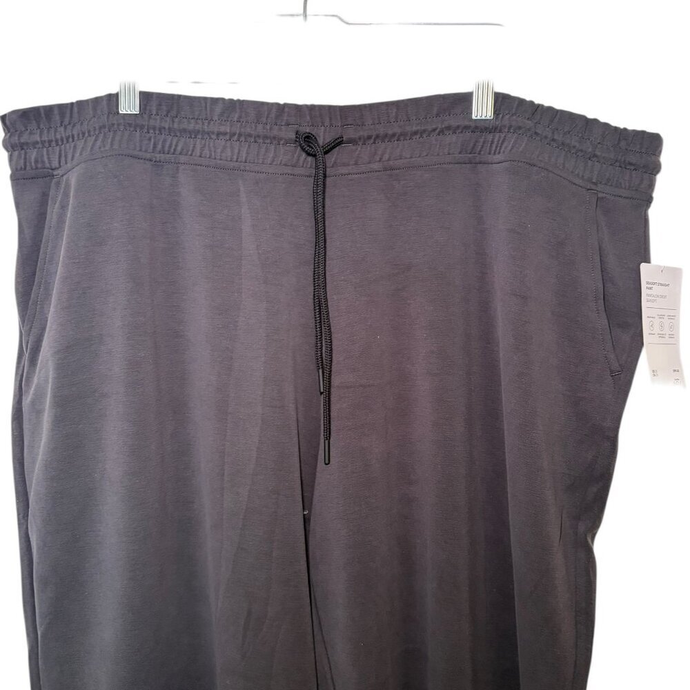 Athleta Seasoft Mid Rise Straight Pant Black 2X NWT Tencel Stretch - Picture 4 of 6